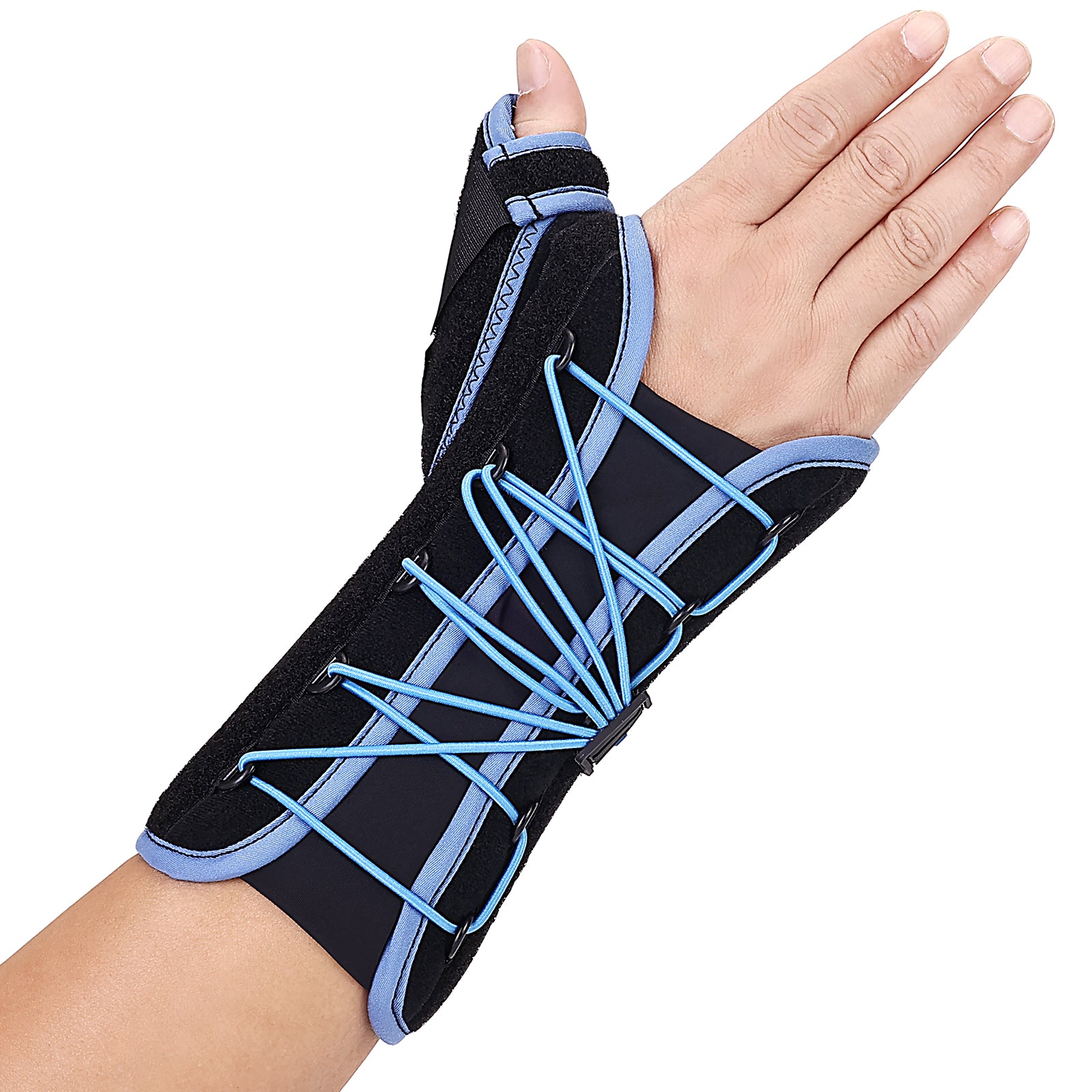 VP0902C VELPEAU Thumb Wrist Brace with Spica Splint Drawstring
