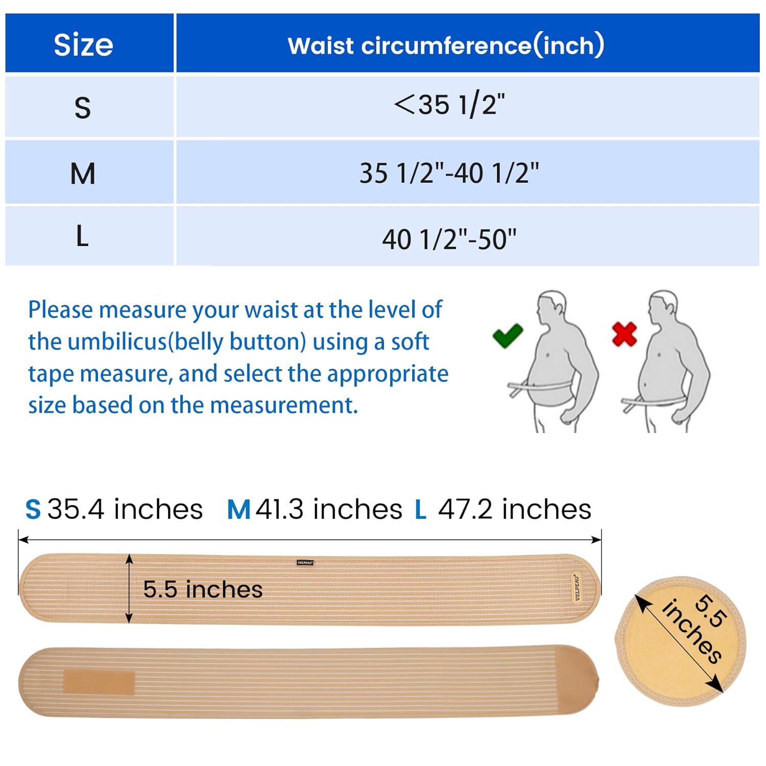 Umbilical Hernia Belt