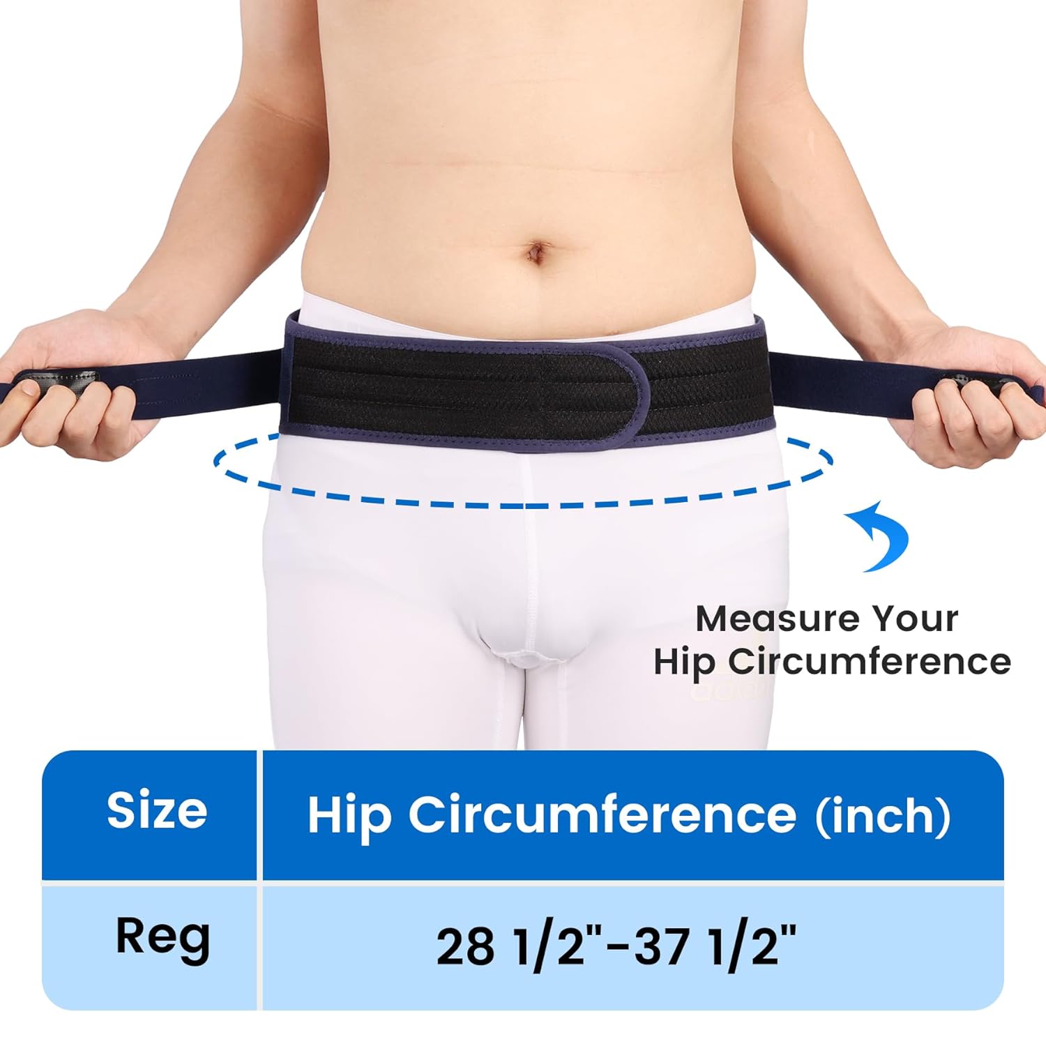 VP1022 VELPEAU Sacroiliac Si Joint Hip Belt - VELPEAU