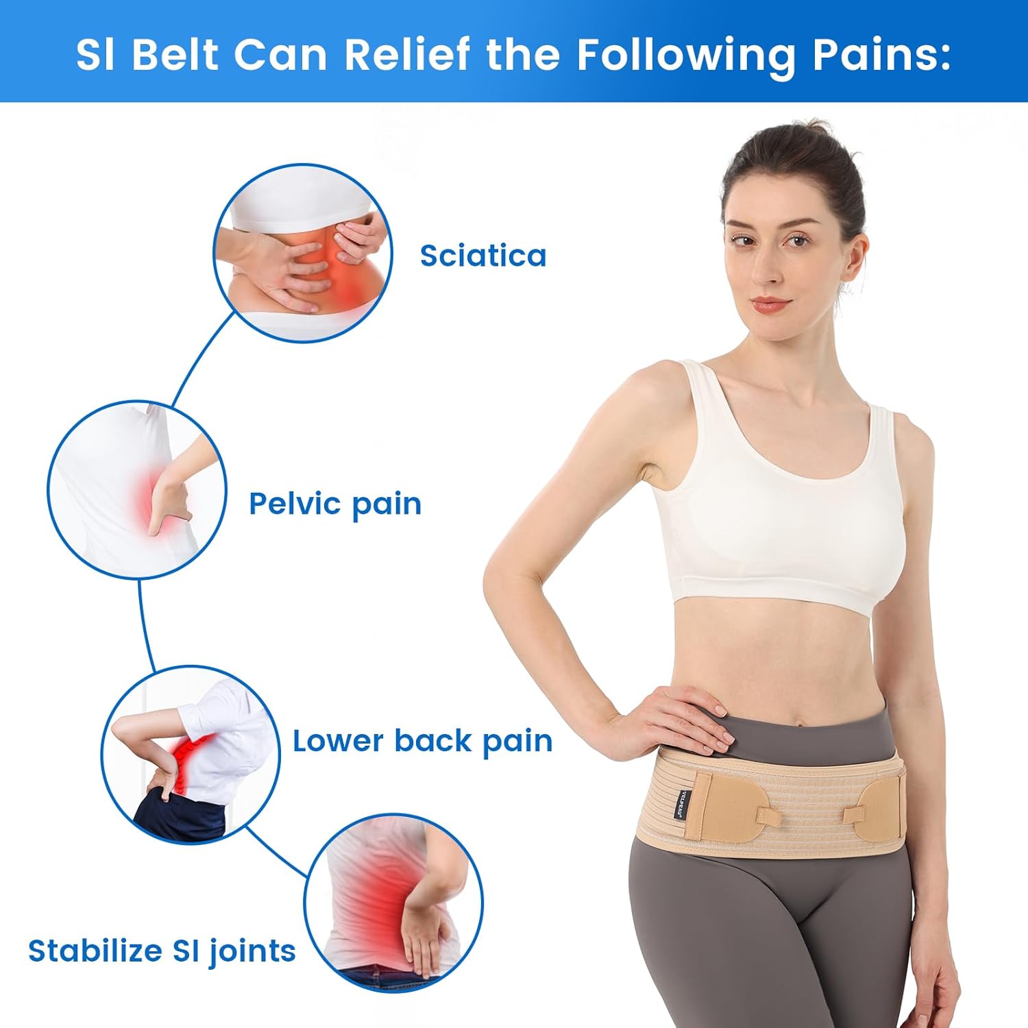 Sacroiliac Belt - Elastic Version