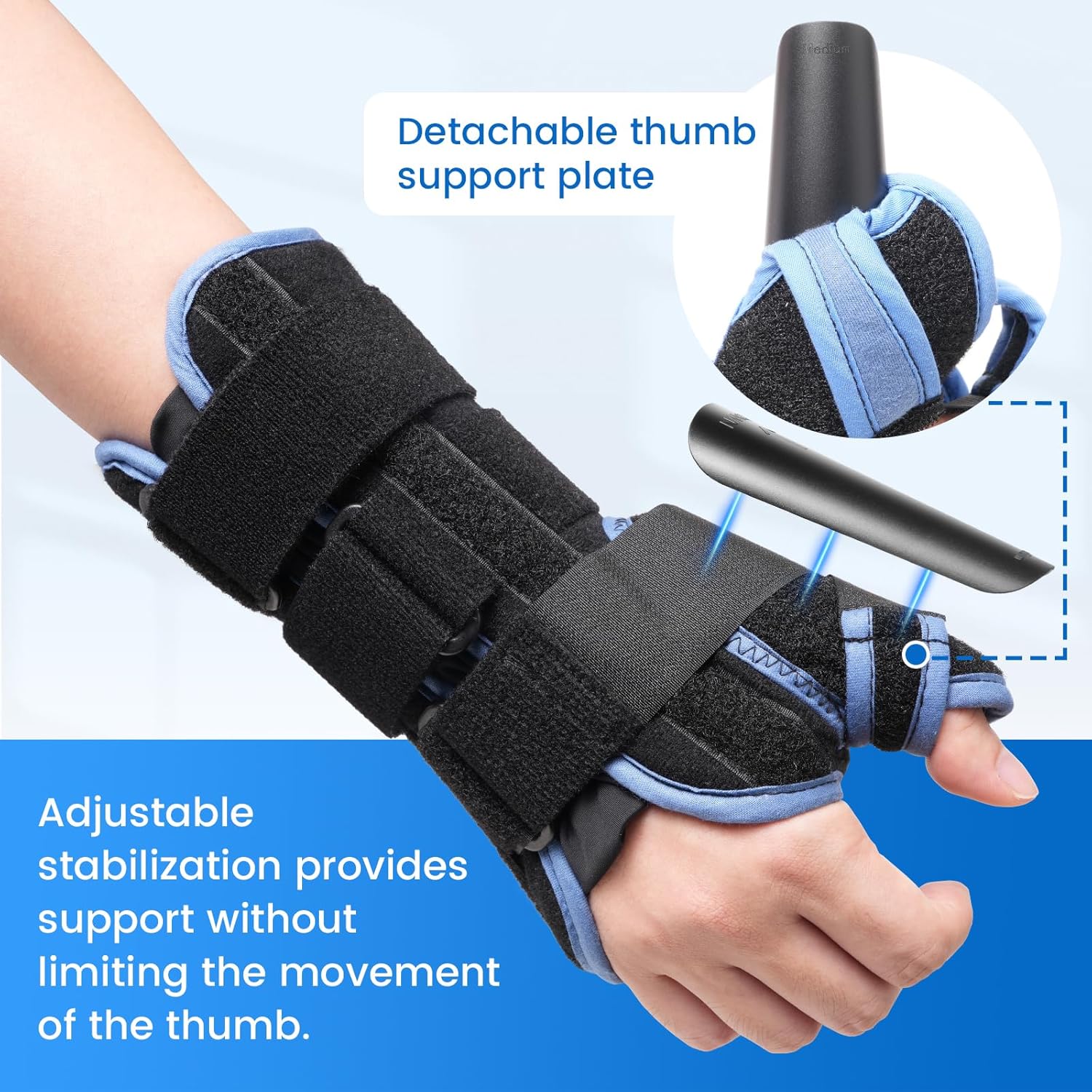 Wrist Brace with Thumb Stabilizer- Regular Version