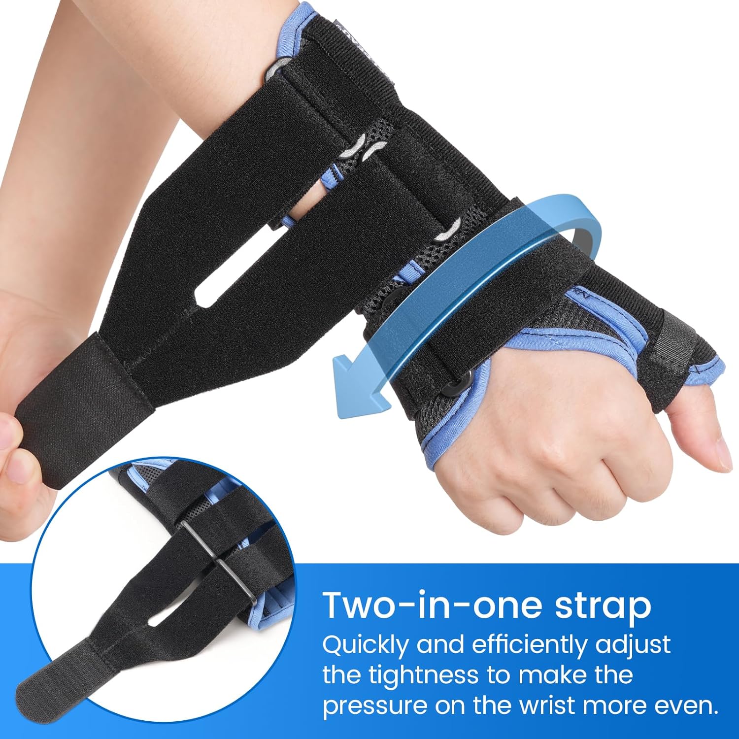 Wrist Brace with Thumb Stabilizer - Breathable Version