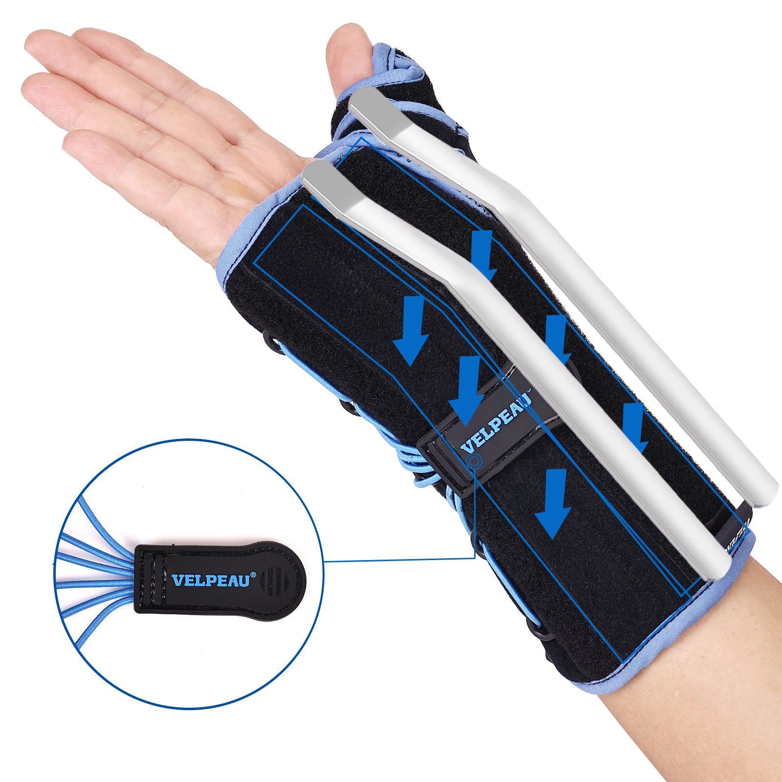 Wrist Support VELPEAU Wrist Splint Support For Carpal Tunnel Syndrome And  Pain Relif Adjustable Wrist Brace With Drawstring Zln231113 From Tales02,  $15.71