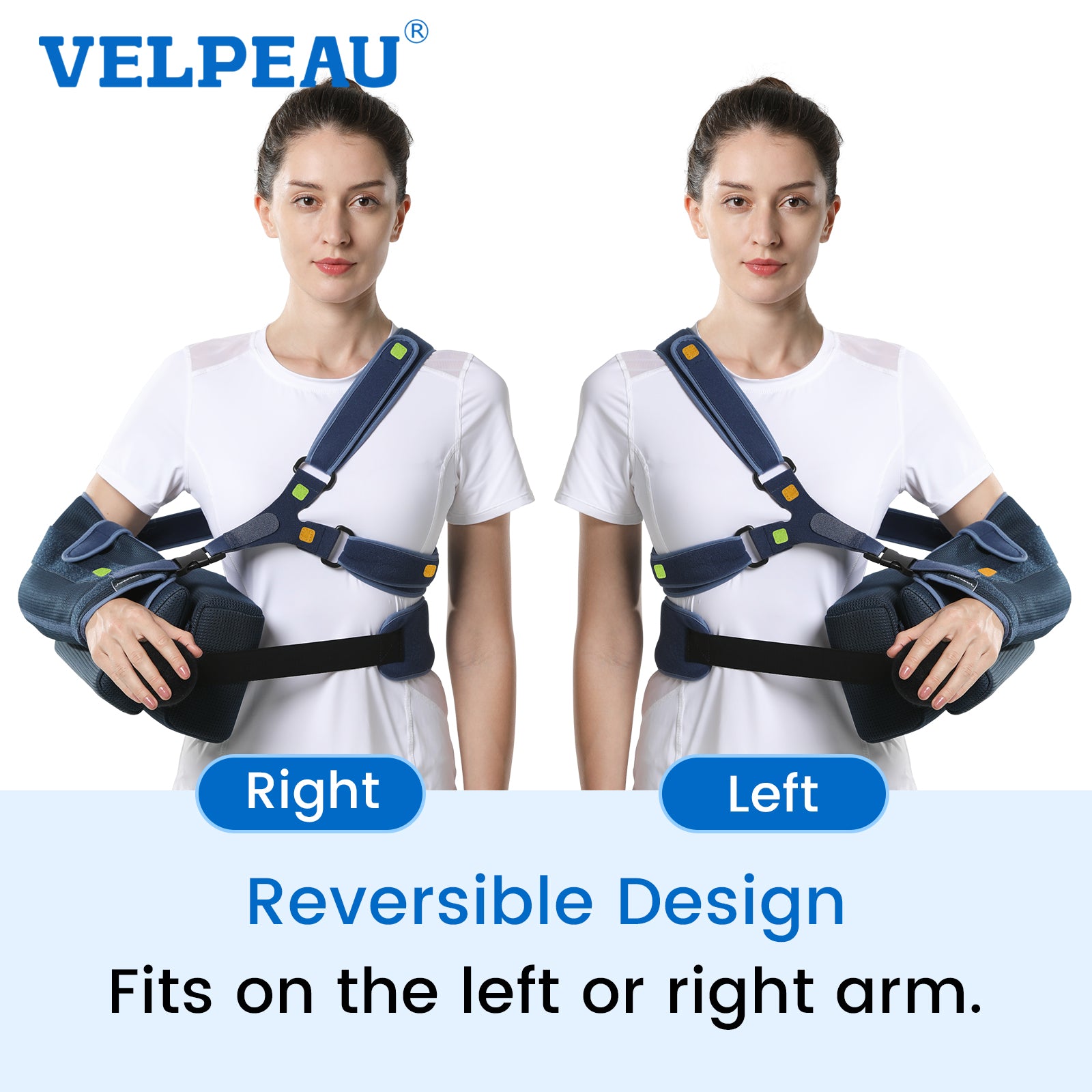VP0307 Arm Sling with Abduction Pillow for Men Women, Shoulder Support Immobilizer