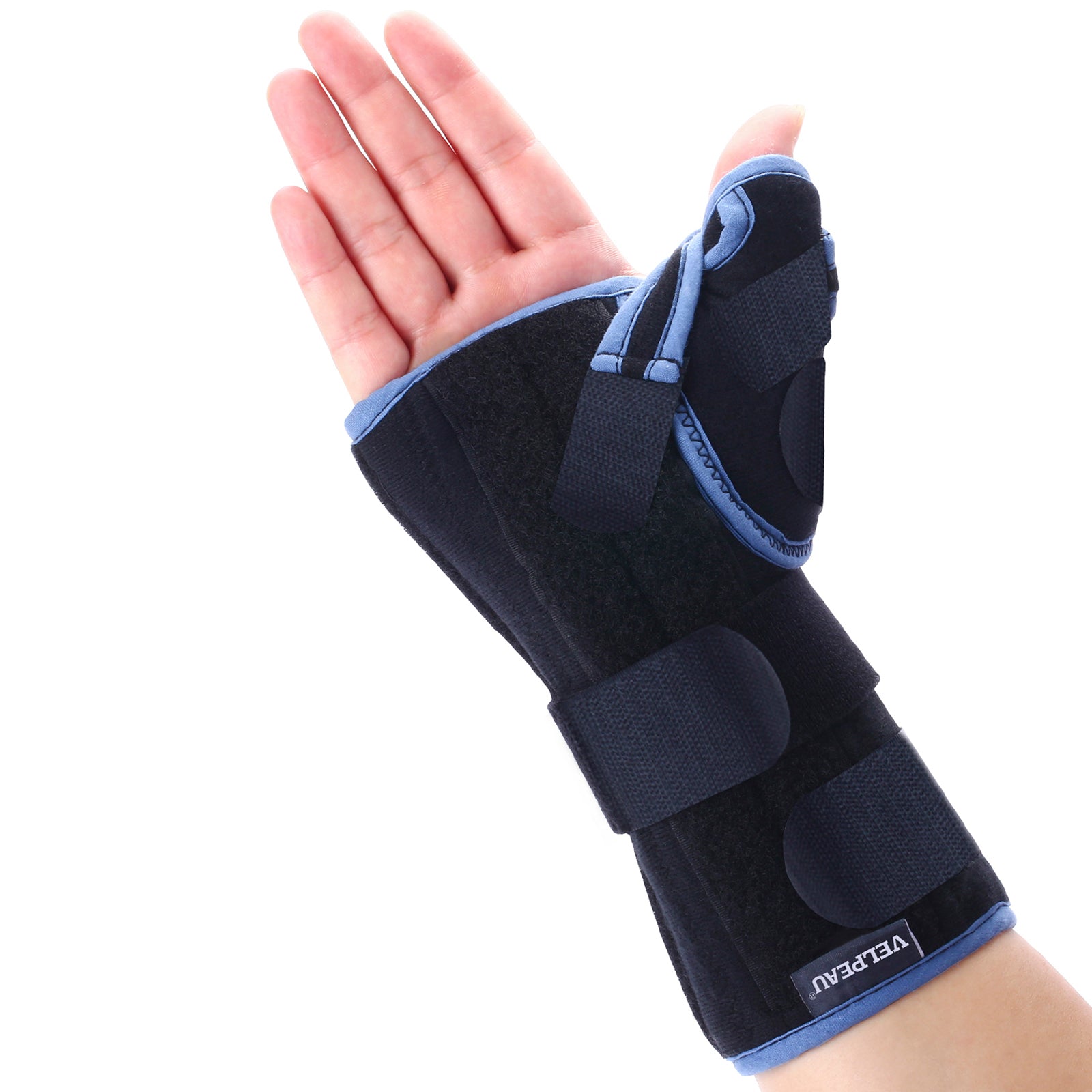 VP0902 VELPEAU Wrist Brace with Thumb Spica Splint Regular