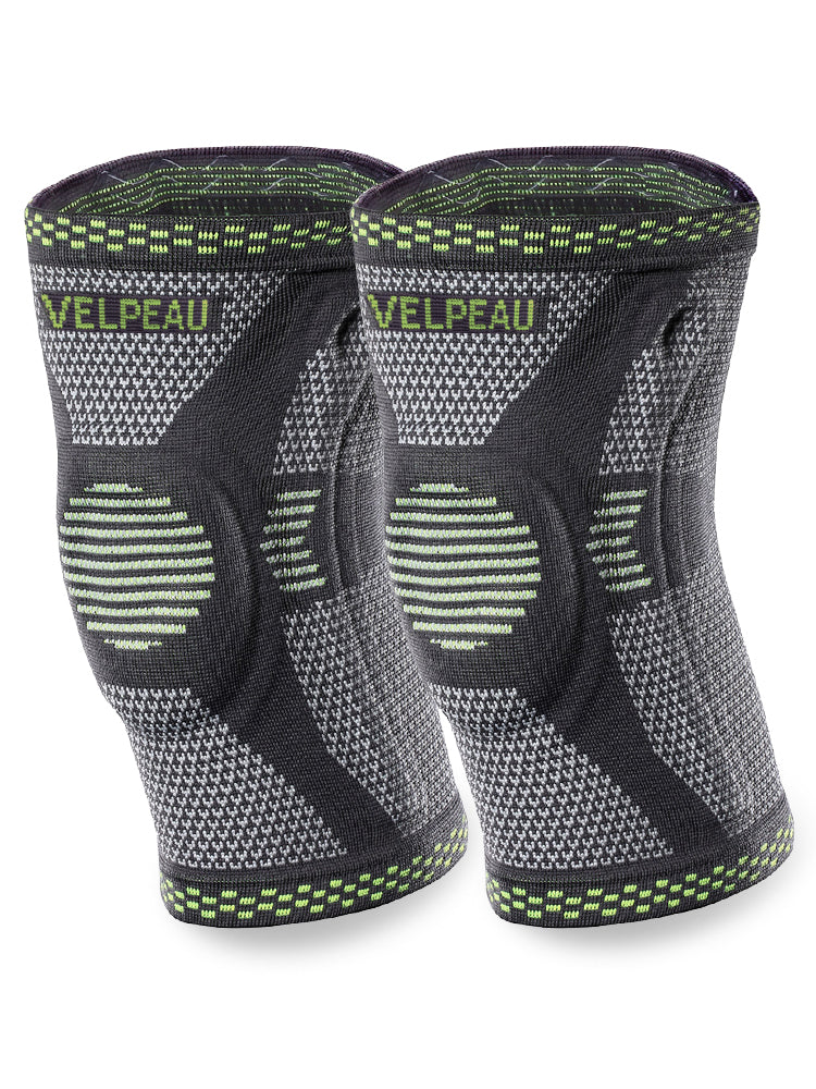 VP1206C VELPEAU Knee Compression Sleeve Knee Brace for Pain Knee Support