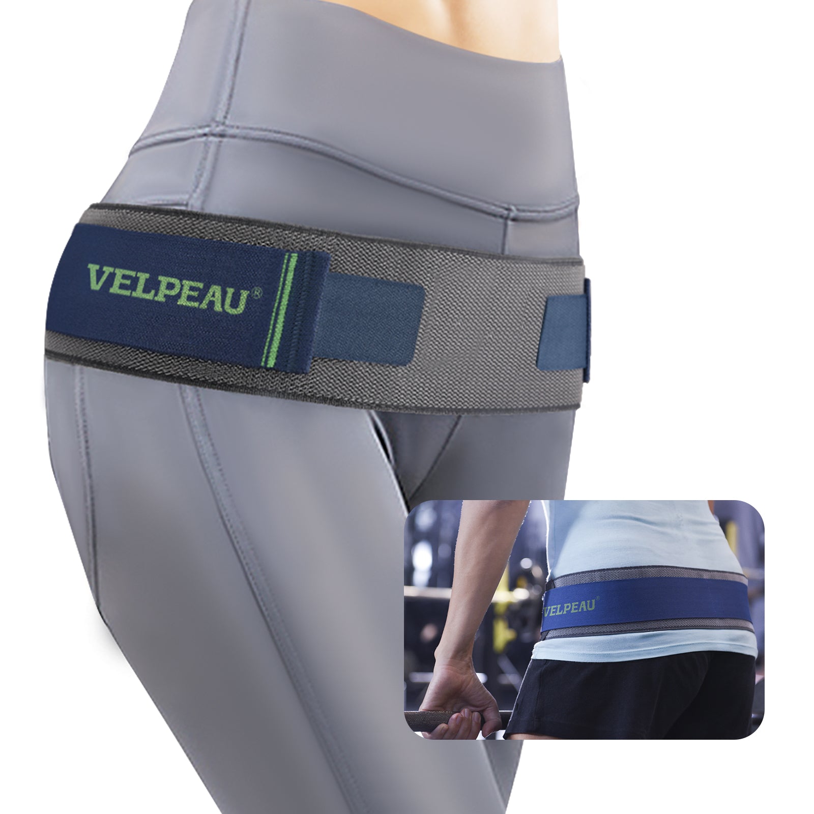 VP1001 VELPEAU Sacroiliac Belt Si Belt Support for Lower Back