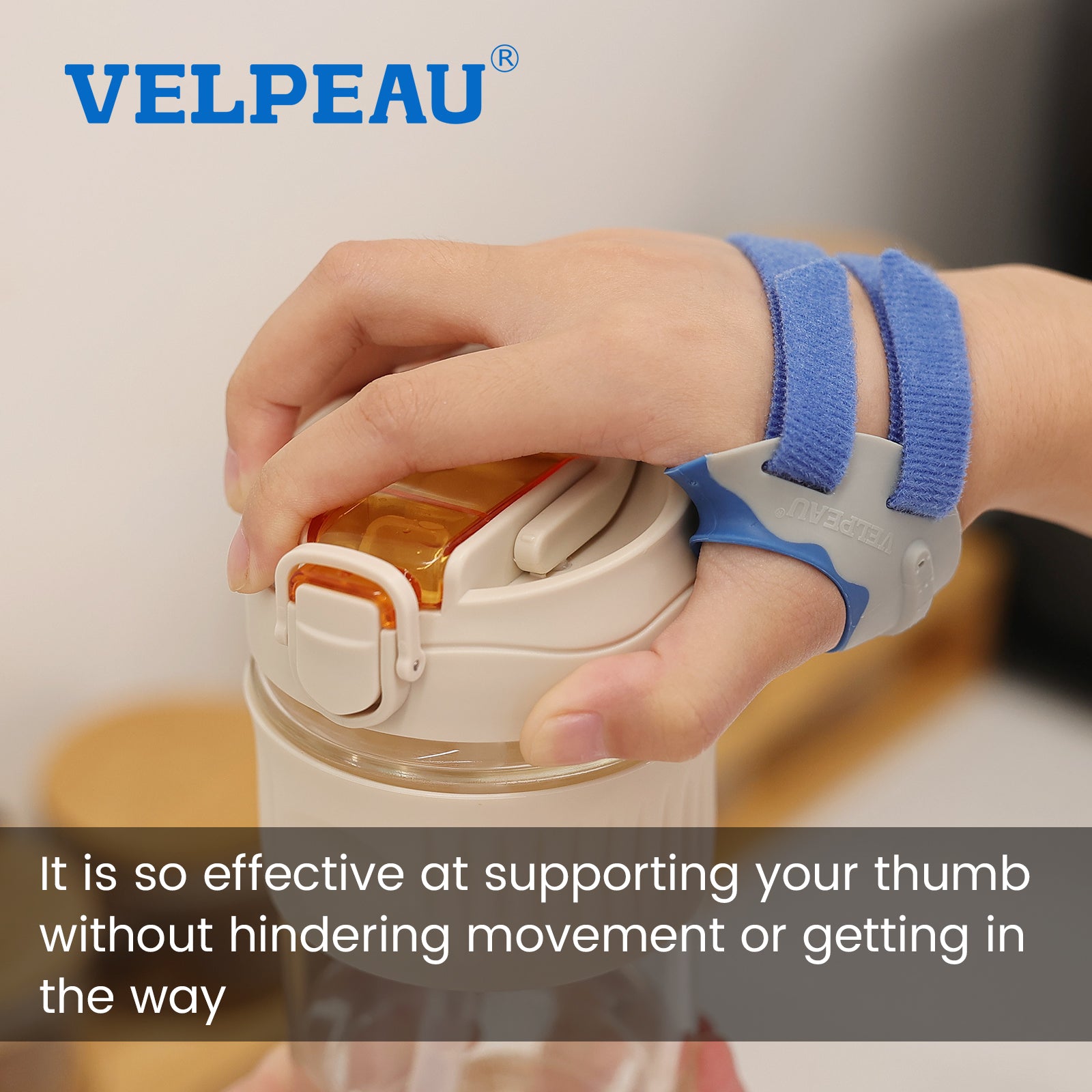 VP0907 VELPEAU CMC Thumb Brace (Get One Free Adjustable Strap )